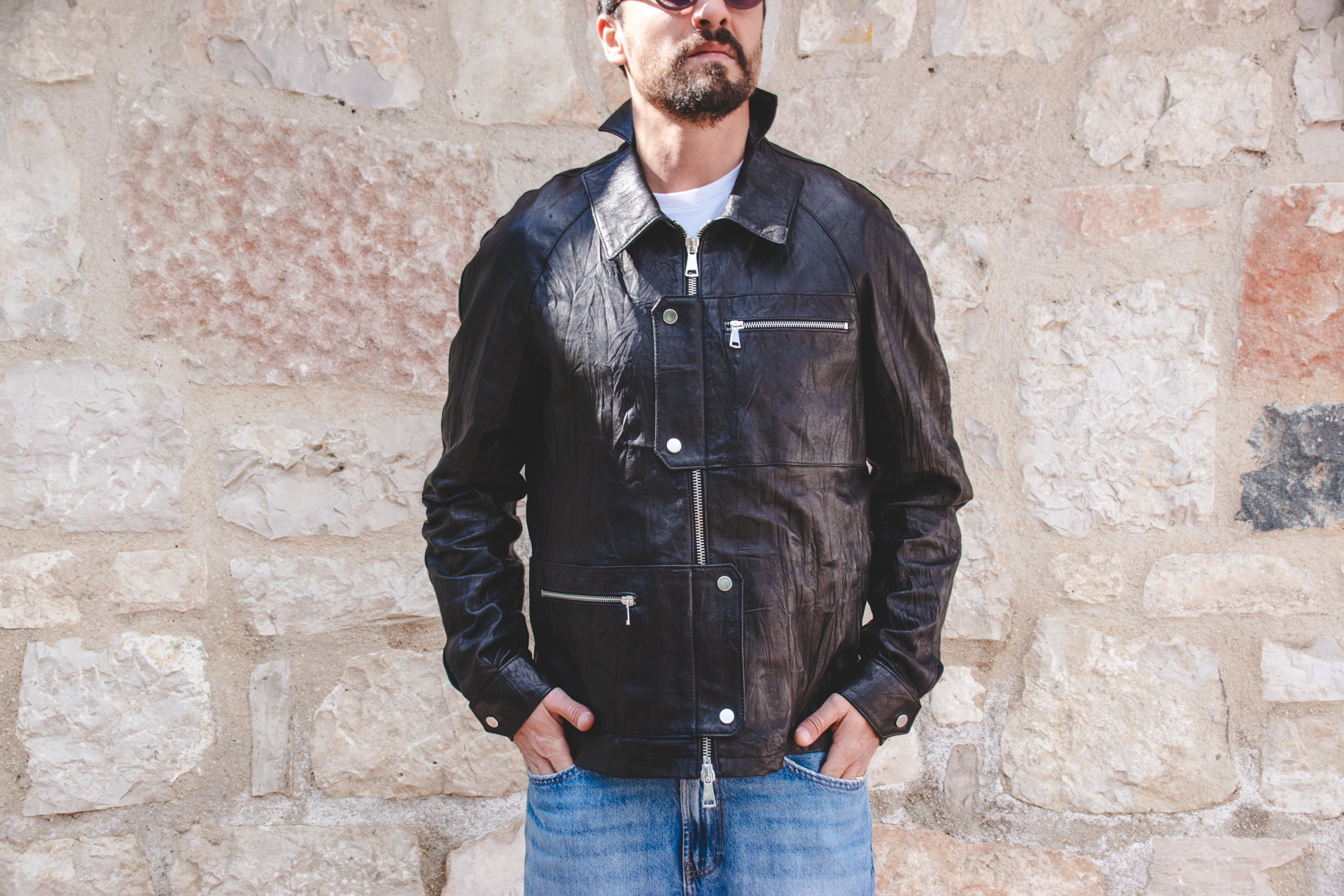 Giubbino in pelle - Modello "Japan"