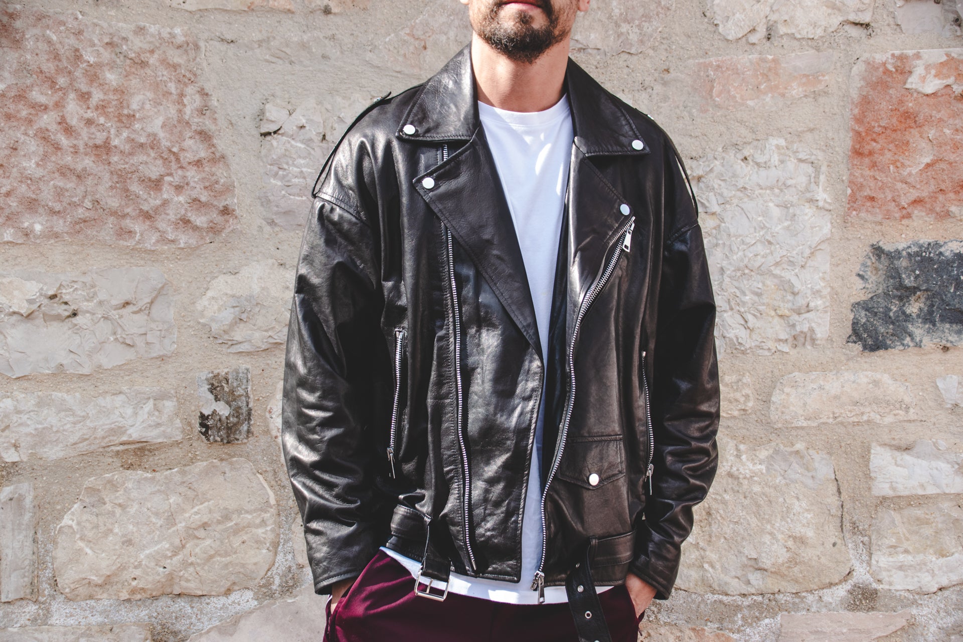 Giacca in pelle - Modello "Chiodo"