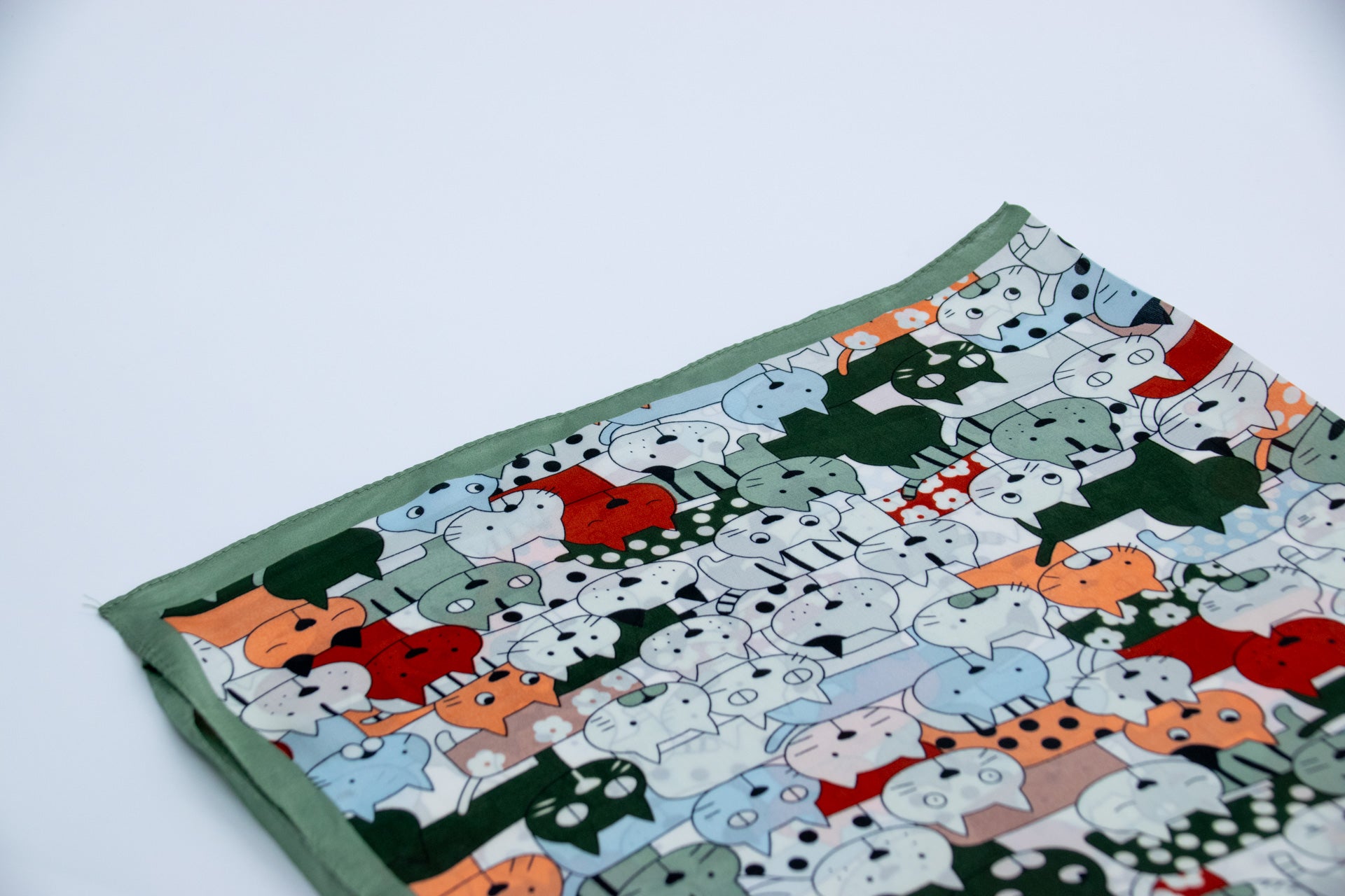 Foulard "Pets" (Green)