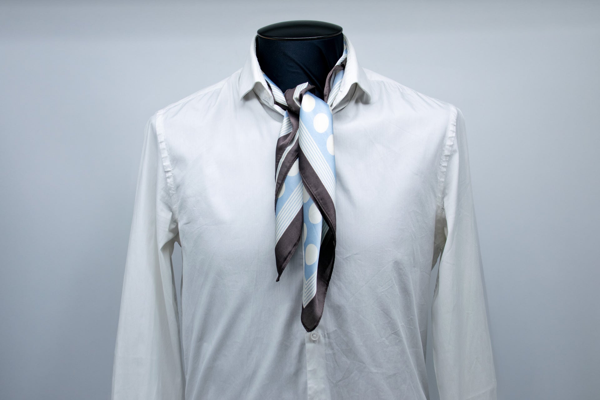 Foulard "Pois" (Blu)