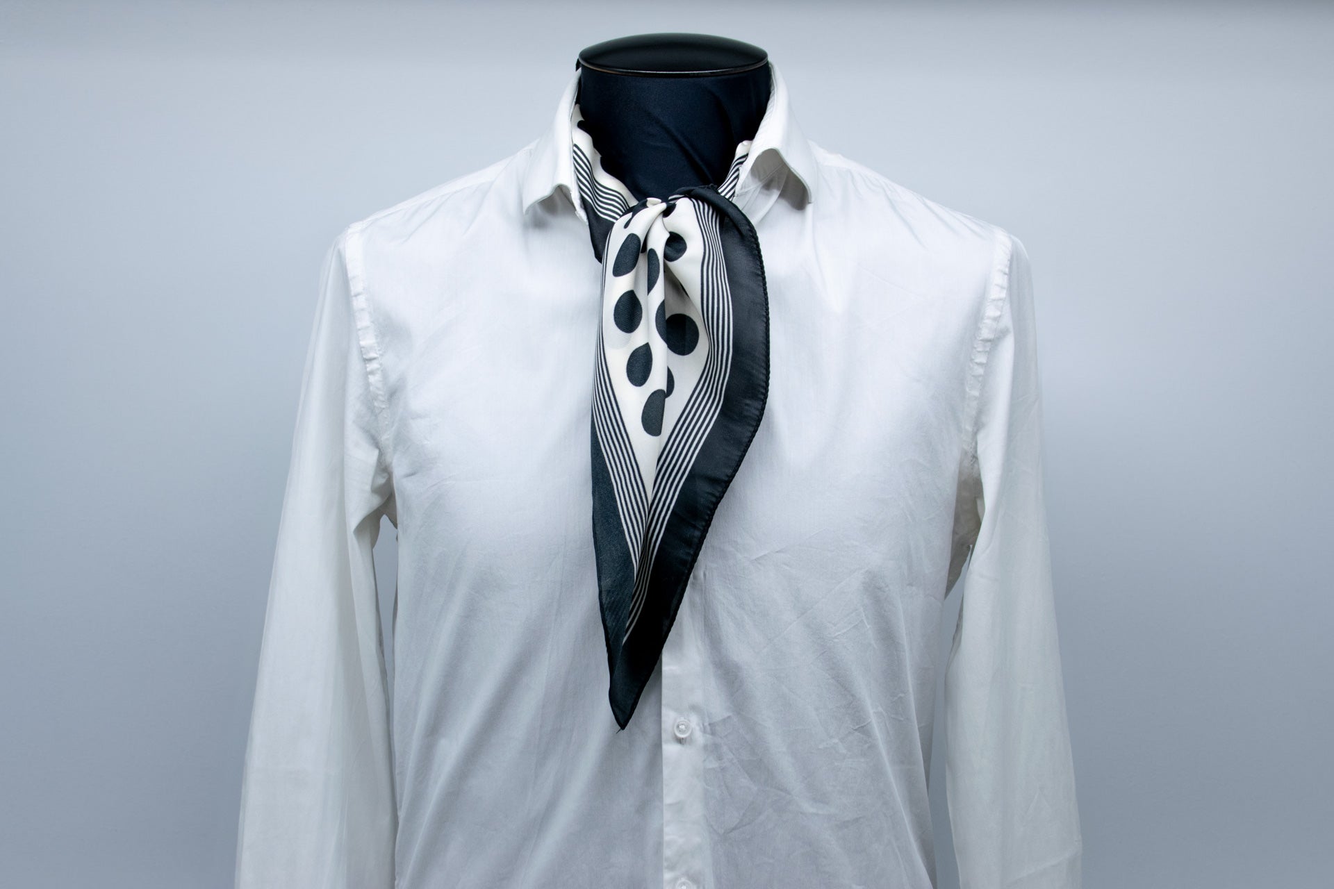 Foulard "Pois" (Bianco)